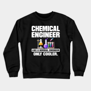 Chemical Engineer Definition Funny Engineering Crewneck Sweatshirt